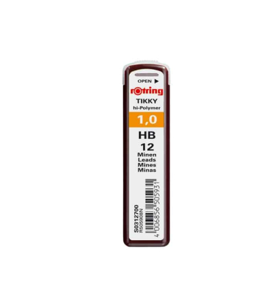 Rezerve instrumente de scris - Mina creion 1,0 mm, ROTRING HB