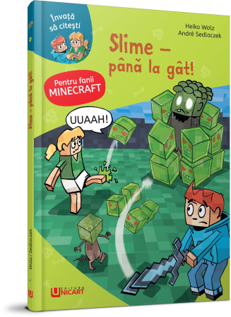 Colecții populare copii - MINECRAFT - SLIME - PANA LA GAT - Editura Unicart
