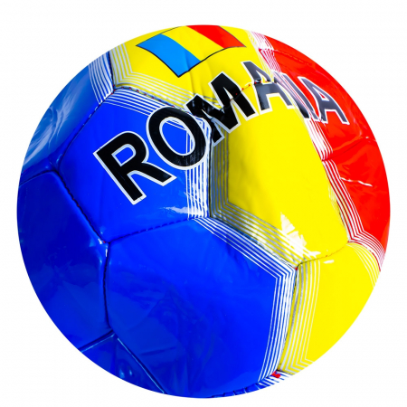 Jocuri și jucării - Minge fotbal PVC, Romania, Nr. 5