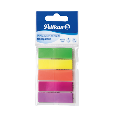 Notes, Post-it si cuburi de hârtie - Notes Adeziv 5 culori, 5x26, 12.5x43mm