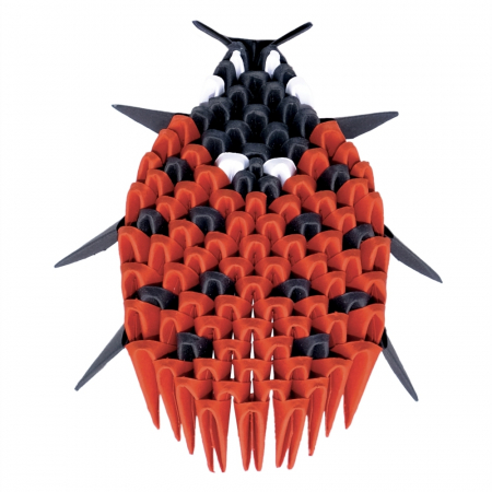 Puzzle - Origami 3D Creagami - Buburuza, 113 piese