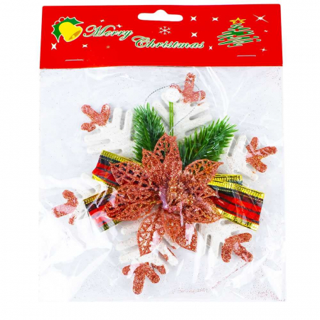 Ornament Craciun, Fulg de nea, 14.5 cm [1]