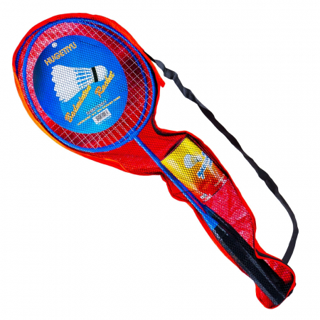 Jocuri de societate - Palete badminton cu husa si fluturasi