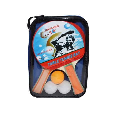 Jocuri și jucării - Palete ping pong + 3 mingi, 1 set/husa