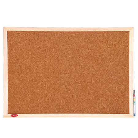 Table whiteboard, flipchart și panouri de plută - Panou pluta, rama MDF, 120x180 cm, Daco (PP120180)