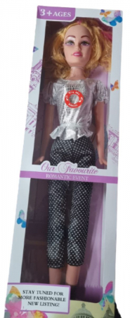 Reduceri - Papusa Muzicala  75cm Pantaloni buline negre