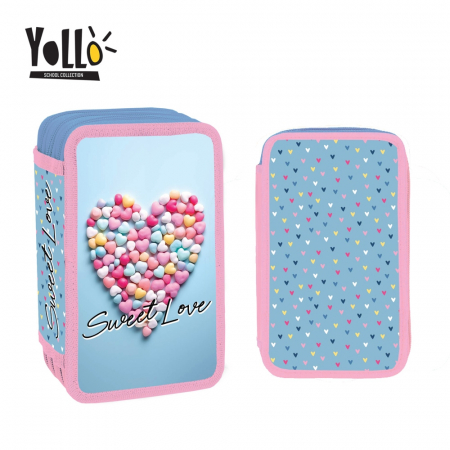 Reduceri - Penar echipat, 3 fermoare, 38 piese, SWEET LOVE