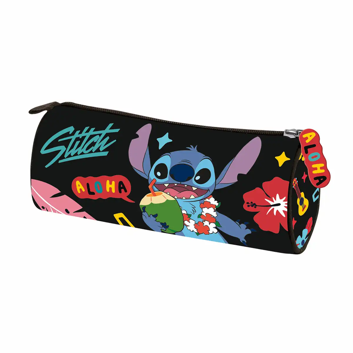 Penare neechipate - Penar tubular Majewski, Stitch, Aloha, 1 compartiment