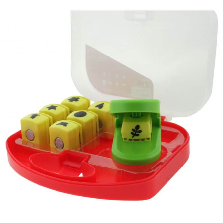 Activități Creative & Craft - Perforator Hobby hârtie set/8 Daco (PF819)