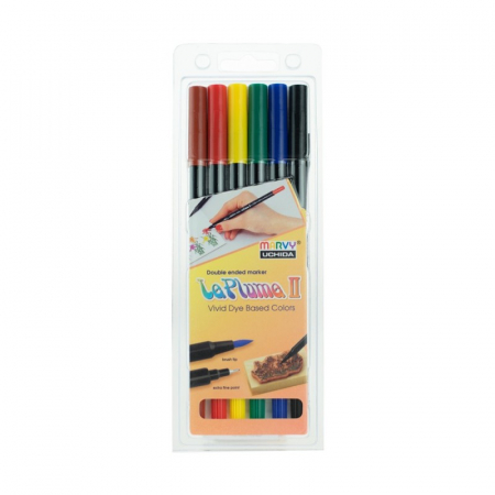 Reduceri - Set 6 Pix liner 2 capete Le PLume II MARVY