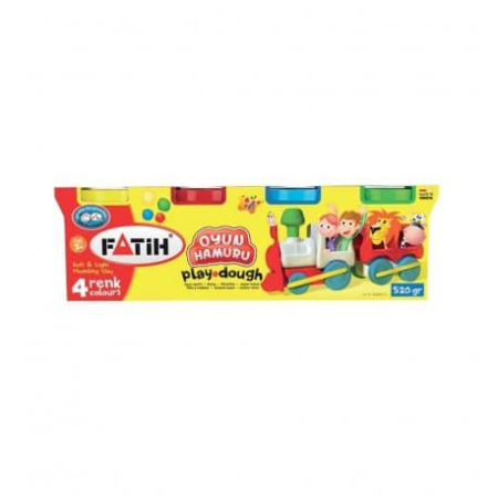 Plastilină și accesorii - Plastilina usoara 4x130g FATIH