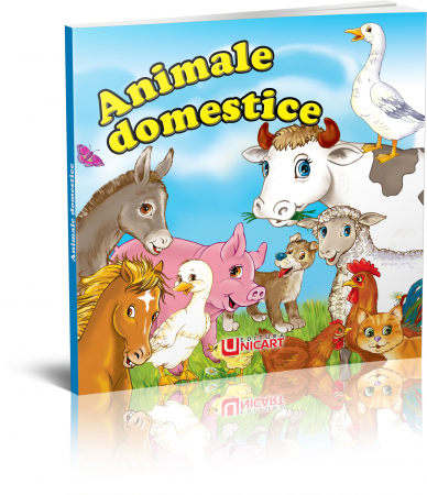 Cărți educative - PLIANT-ANIMALE DOMESTICE, 12 pagini