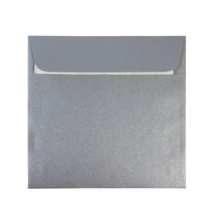 Plicuri - Plic Patrat siliconic DACO 25 buc/set, Argintiu