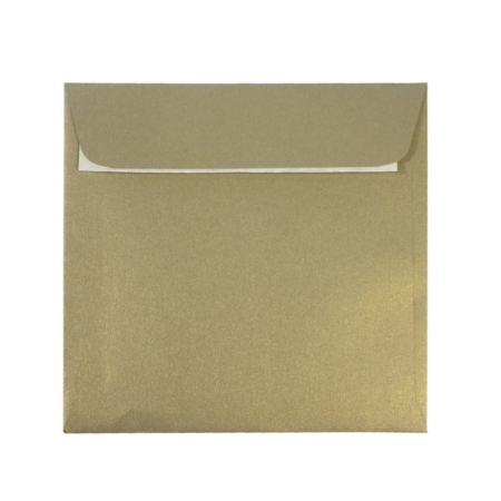 Plicuri - Plic Patrat siliconic DACO 25buc/set, Auriu