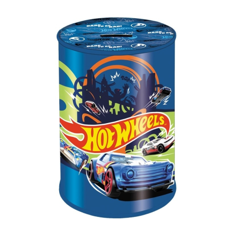 Jocuri și jucării - Pusculita metal rotunda Hot Wheels - STARPAK