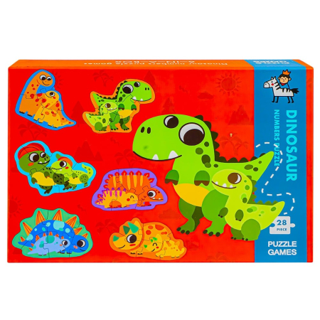 Jocuri și jucării - Puzzle din lemn - Dinozauri zsb-1303