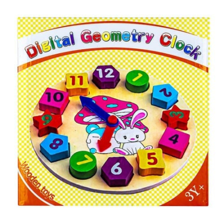 Jocuri și jucării - Puzzle Educativ din lemn Ceas