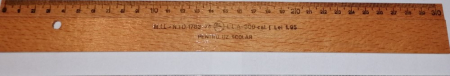 Rigle, șabloane și teuri - Rigla lemn 30cm