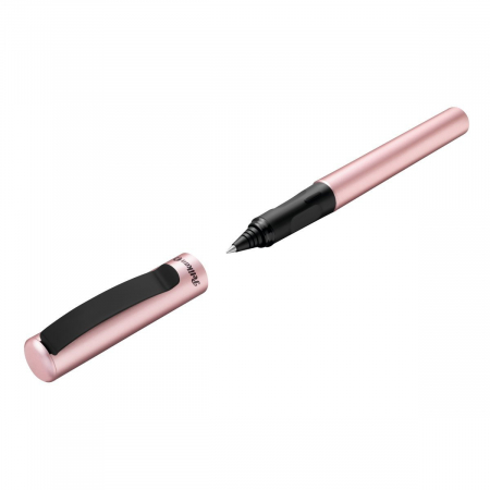 Produse Noi - Roller Pina Colada, 0.7 mm, Ambidextru cu rezerva albastra, Roz Metalizat