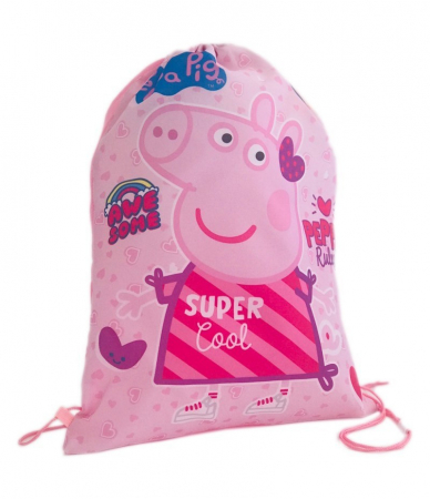 Rechizite școlare - Sac sport Peppa Pig