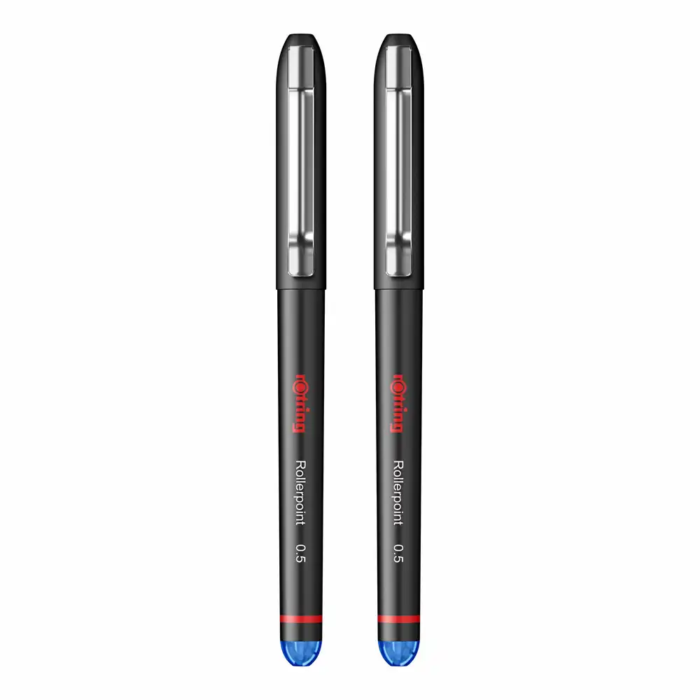 Instrumente de scris și corectură - Set 2 rollere Rotring, albastre