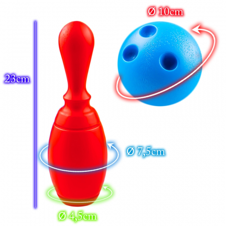Set Bowling, 6 Piese cu Minge Si Suport [1]