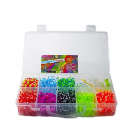 Jocuri și jucării - Set creativ elastice, 1400 piese