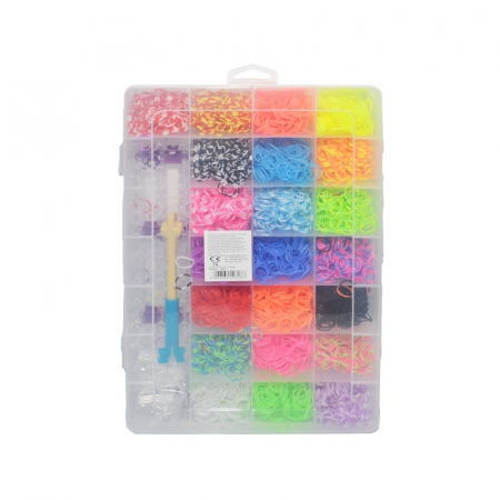 Seturi Creative & DIY - Set creativ - Elastice, 4200 piese/cutie