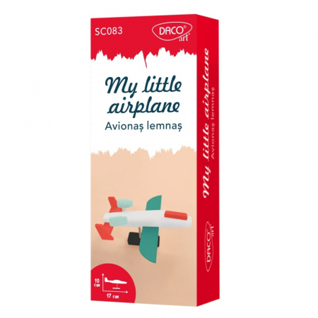Seturi Creative & DIY - Set creativ - SC083 Avionaș lemnaș