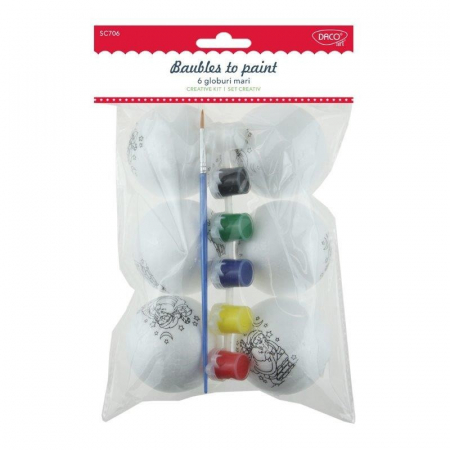 Seturi Creative & DIY - Set creativ - SC706 - 6 globuri mari
