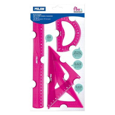 Reduceri - Set Geometrie Flex Roz MILAN