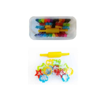 Set Plastilina 24 culori cu forme Plastiline Multe [1]