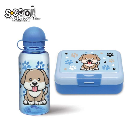 Reduceri - Set: sticla apa + cutie sandwich, Dog - S-COOL