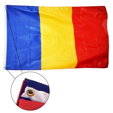 Steaguri si Tricolor România/UE - Steag Panza, Romania, 150x90 Cm