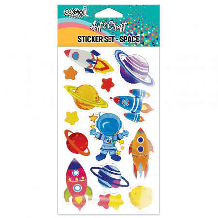 Reduceri - Stickere 3D - Spatiu (SC2807)