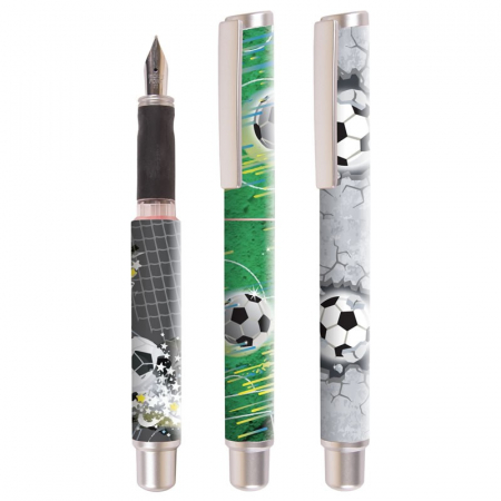 Reduceri - Stilou Cresco GoPen, penita iridium, corp plastic diverse culori, model fotbal