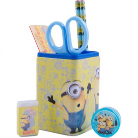 Rechizite școlare - Suport birou echipat Minions