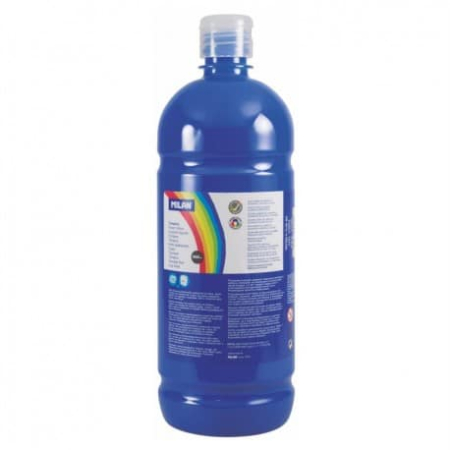 Tempera 1000 ml Milan, Albastru Deschis