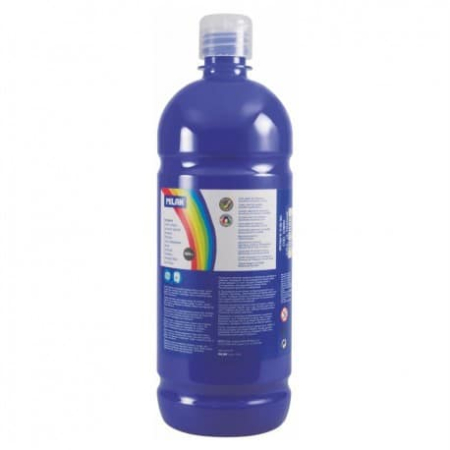 Tempera 1000 ml Milan, Albastru Marin