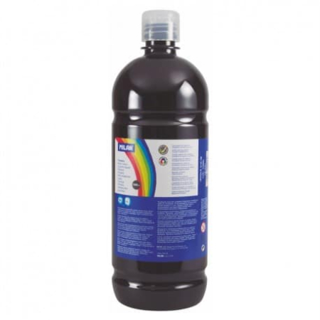 Culori Tempera - Tempera 1000 ml Milan Negru