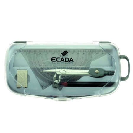 Instrumente și truse de geometrie - Trusa geometrie plastic ECADA