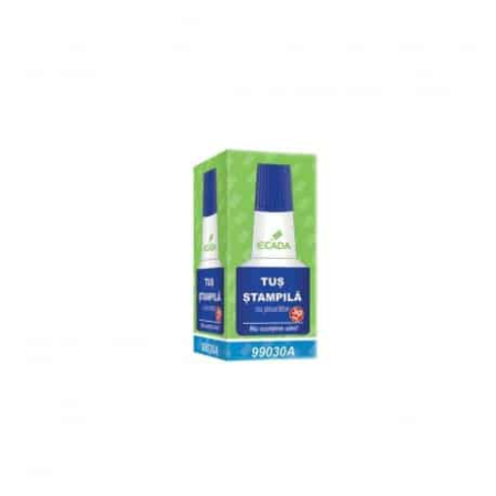 Tușiere, tuș și indigo - Tus stampila 30ml ECADA Albastru