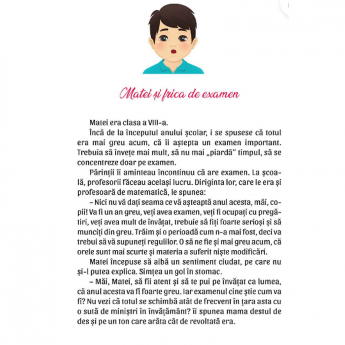 La scoala: emotiile si lectiile lor, autor Adriana Nicoleta Zamfir [2]