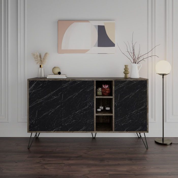 Consola CLARA, dark brown [2]