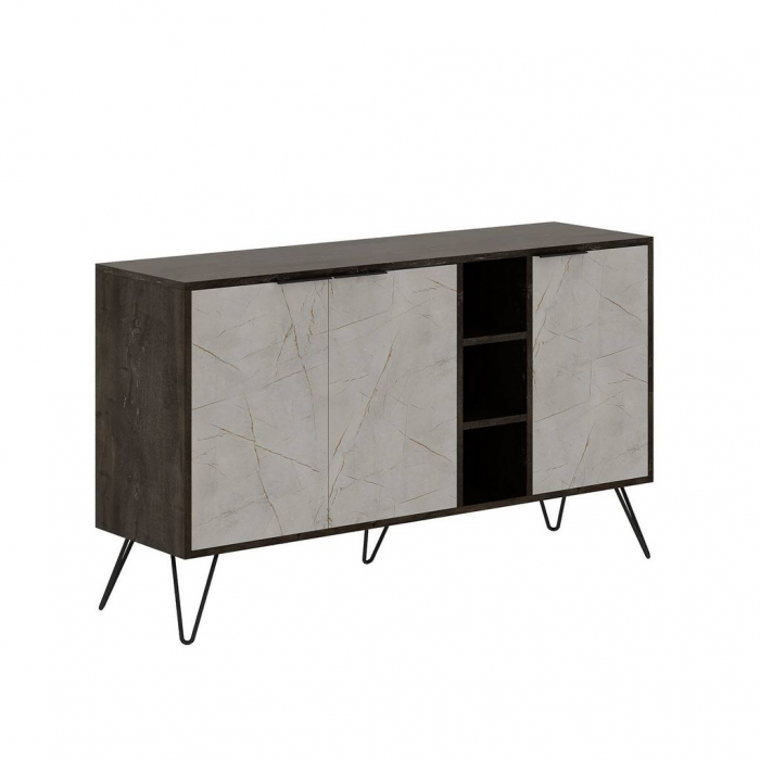 Consola CLARA, dark brown/ lagina [3]