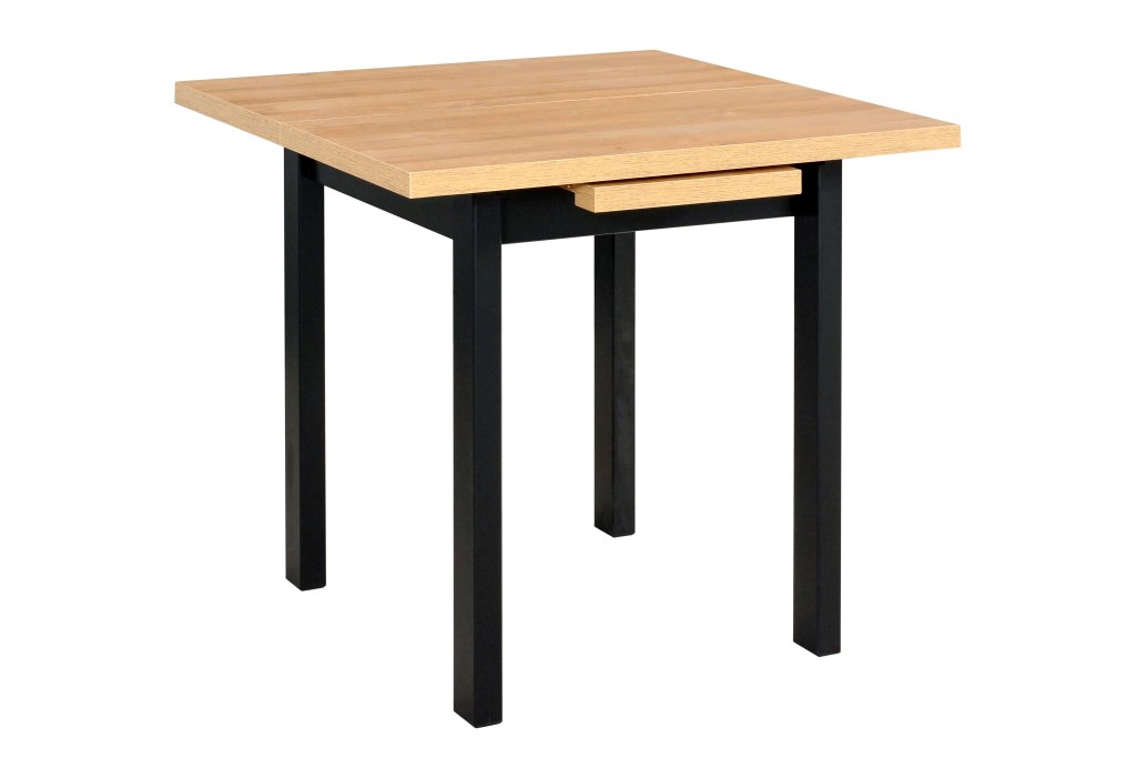 Masa extensibila MAX7L 80x80 Negru/Stejar [2]