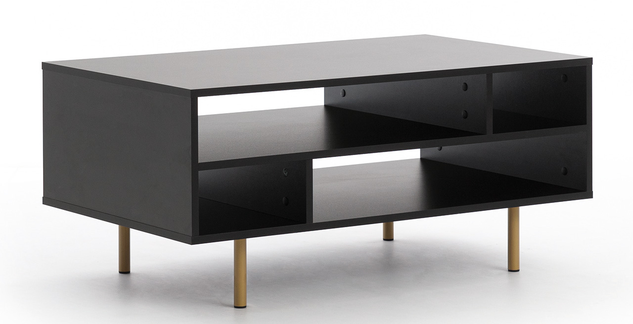 Masuta de cafea Nubia Black Matt pentru living [2]