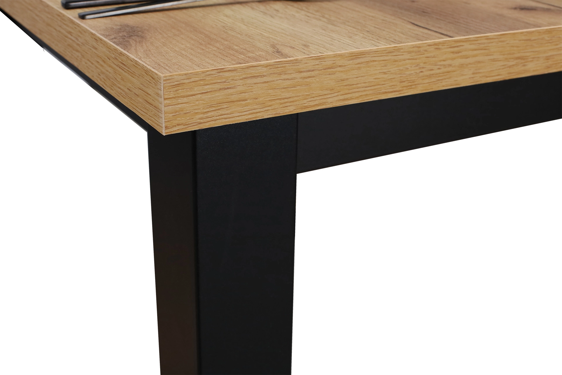 Set masa cu 4 scaune M019-4 Negru/Stejar Craft [5]