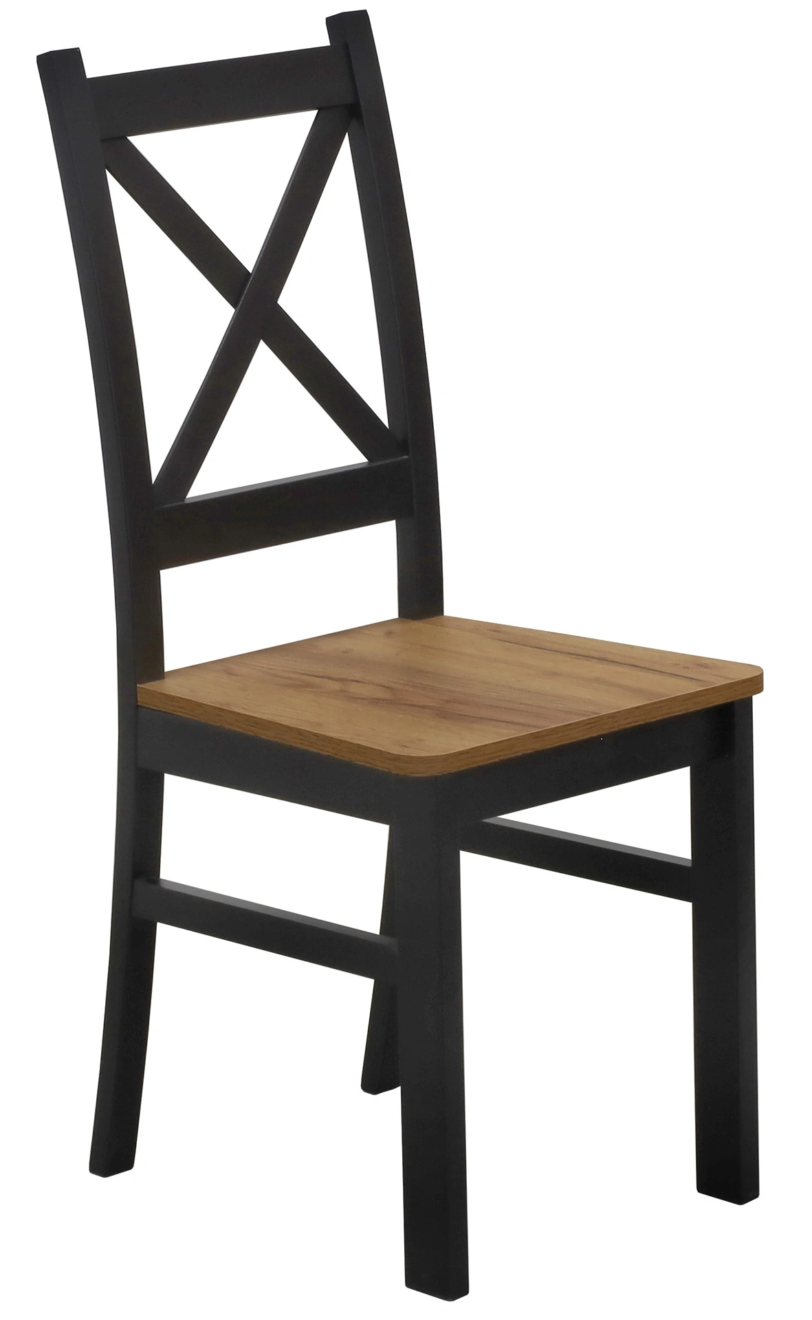 Set masa cu 4 scaune M019-4 Negru/Stejar Craft [7]