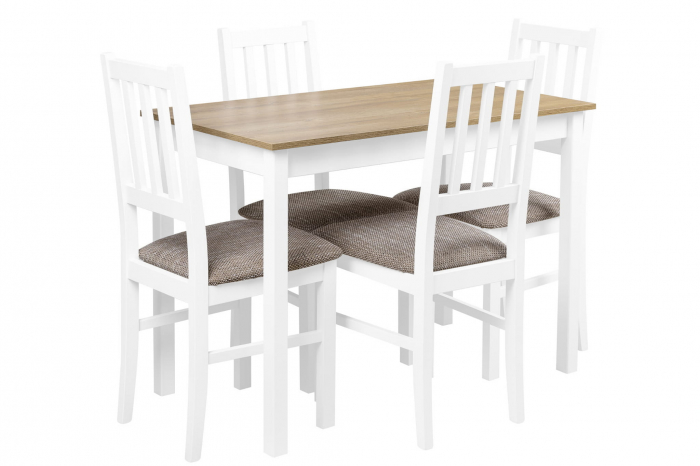Set masa cu 4 scaune pentru bucatarie si sufragerie X004 [1]
